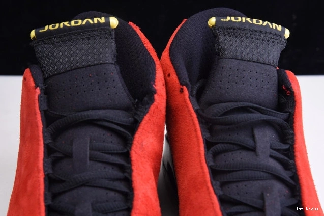 1st Kicks Air 654459-670 Retro Jordan 14 Red Challenge 0706